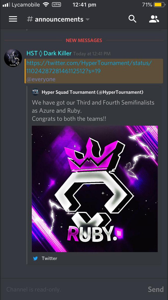 esportsruby's tweet photo. Ruby Proceeds to the semifinals in the Hyper Squad Tournament! 😘 https://t.co/eaCnYnFGw8