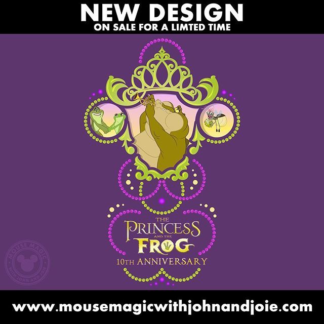 MouseMagicJJ's tweet photo. We now have a Princess and the Frog 10th Anniversary design! On sale for 3 days!! Link in bio!! :) .
.
#mousemagicwithjohnandjoie #mousemagic #mousemagicjj #disneypodcast #lgbtdisney #gaydisney #disneygay #disney #instagay #disneyside #disneyig #mydisney… https://t.co/kbz33umY1v https://t.co/7bYRF0vucj