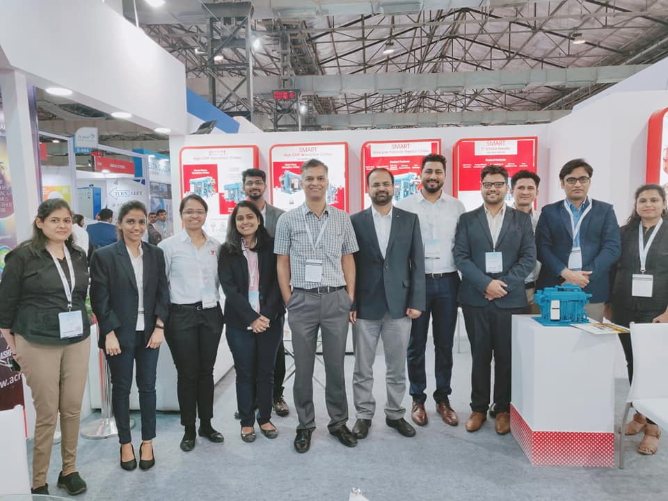 Thermaxglobal's tweet photo. The last day of our exhibit at #ACREX2019 ended on a positive note with a significant footfall of customers. We thank them for making it a huge success! Here are a few glimpses of the event.
#Thermax #industrialrefrigeration #absorptioncooling #smartthermax https://t.co/WeP8qaN6oS