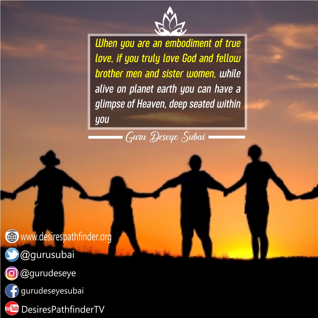 GuruDeseyeSubai's tweet photo. Learn more:
Website: https://t.co/fLVdzxLLAM
YouTube: https://t.co/EycFlEb3QV (Desires Pathfinder TV)
Twitter: @GuruSubai
Instagram: https://t.co/vZzAKFSSWg (@GuruDeseye)
Like and share!!! #DailySpiritualGrowth #DailySpiritualInsight https://t.co/KOKkVtCEFL
