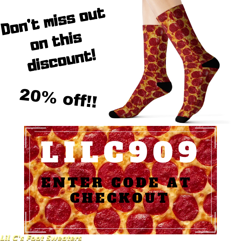 c_sweaters's tweet photo. We are having a discount, only for a limited time! Enter the code: LILC909 at the checkout to get 20% off!!
#pizza #crazysocks #fashion #discount #discountcode #onlineshopping #food #onlinestore #fashion #womensfashion #mensfashion https://t.co/wbMgow6L8e