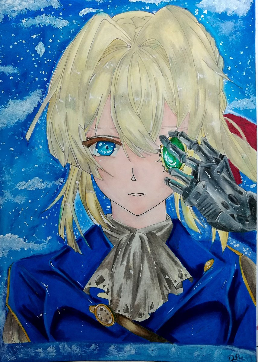 DiegoPanchez4's tweet photo. Violet Evergarden 😘😘

Terminé este gran dibujo, de este gran personaje 😍😘

#anime #violetevergarden #drawing #draw #DibujAmeUn #coloring #AnimeGirl #animegirlskawaii https://t.co/VzOL2keRhe
