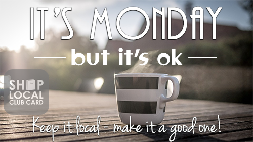 LoyaltyHubApp's tweet photo. Thank Goodness It's Monday.....said NO ONE ever 🙄 Good morning.....we can do this! 💪🏼 If you can, when you can #ShopLocal; let's help keep our communities unique! #MondayMotivation https://t.co/cTAPyC4tT1