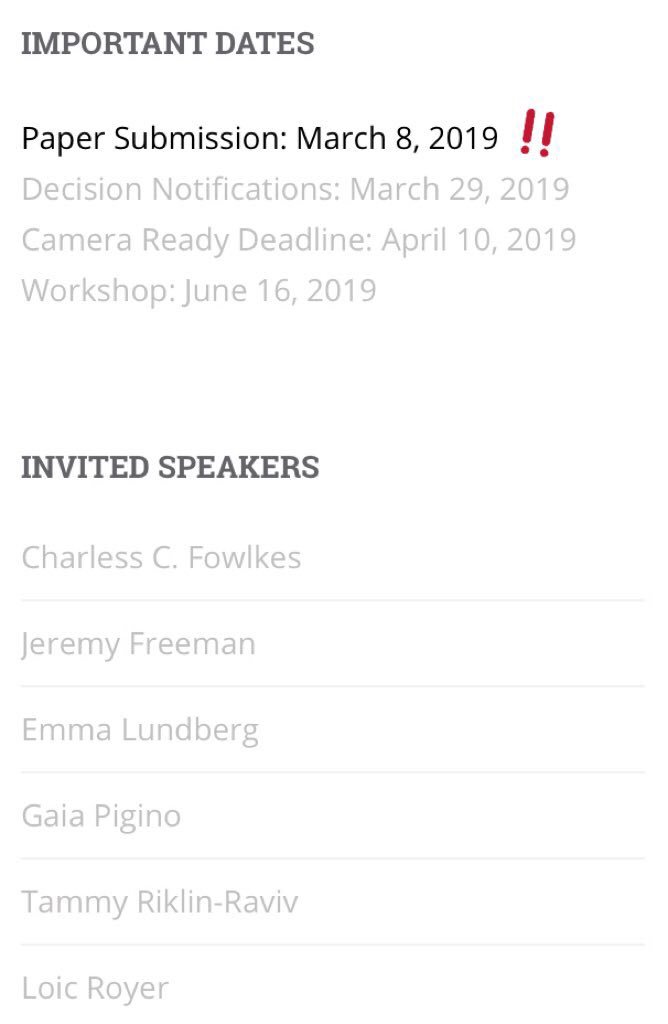 Four more days to submit your manuscript to #BIC19 at #CVPR in Long Beach, CA. You can do it! (And we are very much looking forward receiving it!!!) bioimagecomputing.com