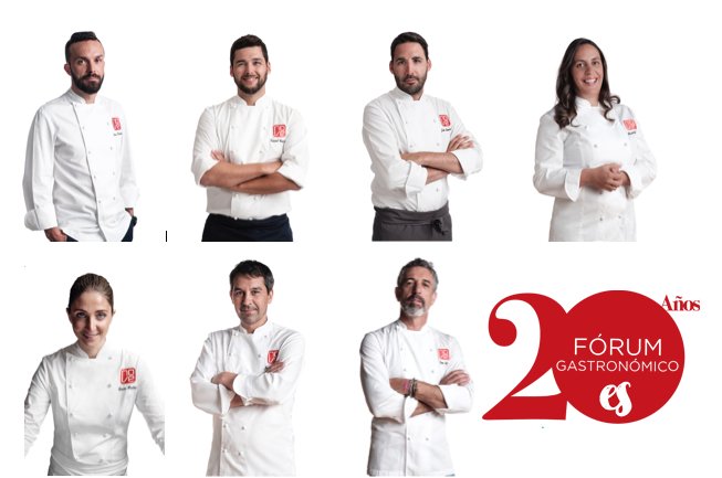 Iván Domínguez, Daniel Guzmán, Julio Sotomayor, Beatriz  Sotelo, Lucía Freitas, Javier Olleros y Pepe Solla: amplia representación de Noves en una nueva edición de <a href="/FGastronomic/">Fòrum Gastronòmic</a> 👨‍🍳💪  bit.ly/2SCnevu
🌊 #NoveSomosAtlántico🌊

Fotos: Ovidio Aldegunde para <a href="/GrupoNoveCocina/">Grupo Nove</a>