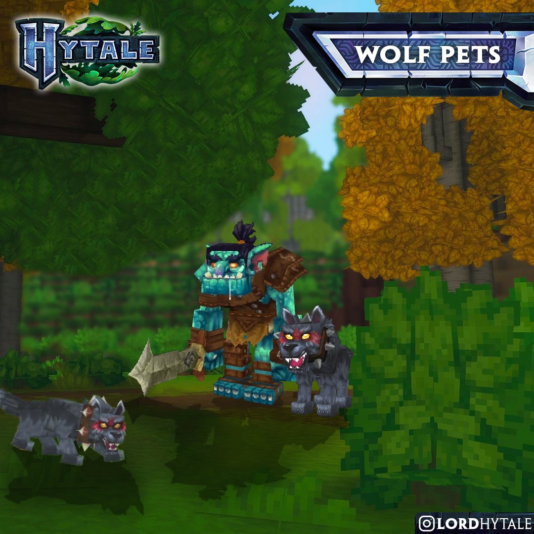 lordhytale's tweet photo. * Hytale Wolf Pets * ๐บ
Trork are not the brightest heads, but when it comes to their martial arts, they are not to be underestimated opponents. Above all, they are very good dressing war wolves. #hytale #minecraft #minecraft2 #hypixel #orbis #lordhytale #trork #wolf #pets https://t.co/RxCZQ8jj9v