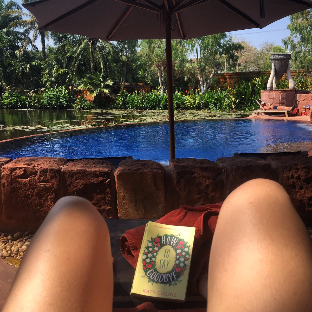 Matineegirl's tweet image. My reading spot and book today. Loved spending time with Grace Salmon in #HowToSayGoodbye @Notwedordead A beautiful book about learning to let go and living your life. Out in June.