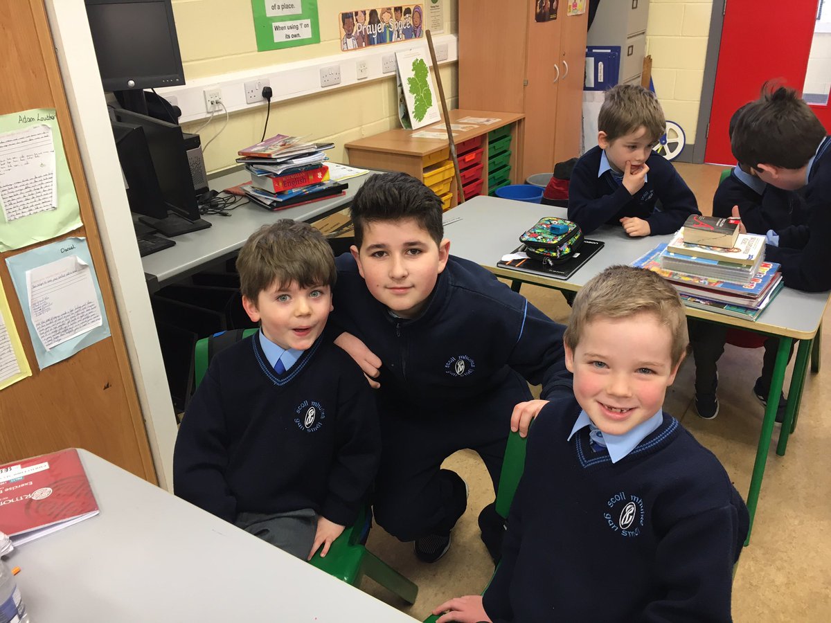 glash6thclass's tweet photo. It’s #BuddyWeek in @glasheenboys!!! We made some cool new buddies from Senior Infants today!!! https://t.co/WwCEYgfJ9g