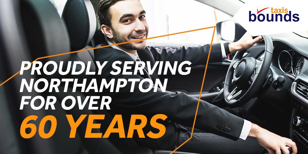 BoundsNorth's tweet photo. We've proudly served the people of #Northampton for over 60 years - and we plan on doing so for many more years to come!🙌
Wherever you're going in the town this week, choose Bounds Taxis to get you from A to B 👉 https://t.co/5cBiz9FAhs

#BoundsTaxis https://t.co/QX0D7rV3TJ
