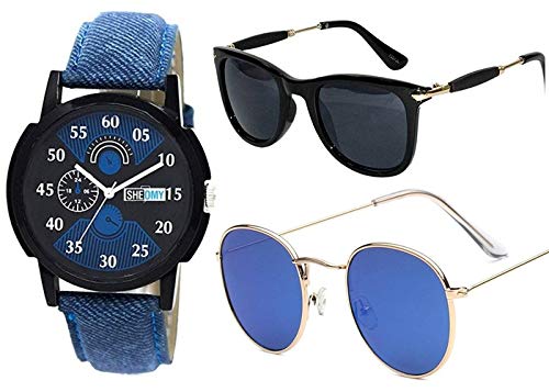 TechhelperGayur's tweet image. Sheomy Stylish American blue marqury full black frame sunglasses and watch combo for men latest round frame men - (II-EC9E-44RV|55|sunglasses men white glass) - Box Best Online Gifts
Big Offer Sale Only Rs 399 And Save Rs 2,600 Means 87% Off
amzn.to/2Tfduw8