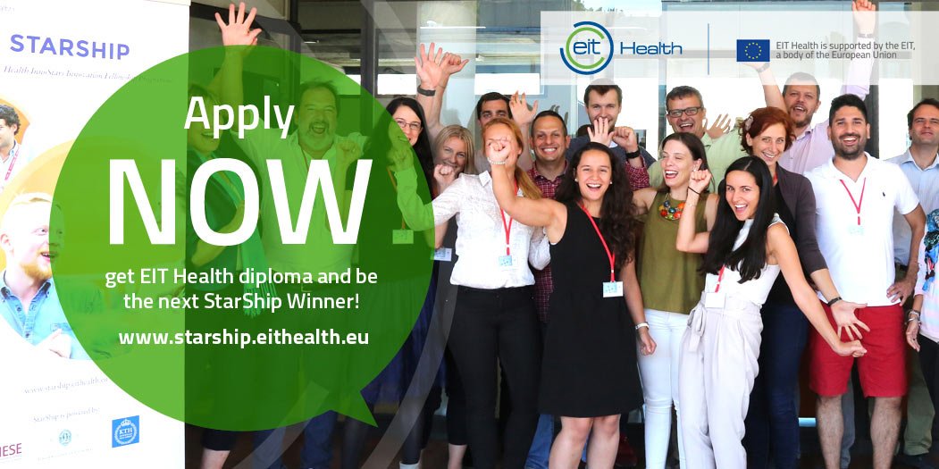 EITHealth's tweet photo. Are you interested in accessing a global R&amp;D environment?
If so, the #StarShip Fellowship may be for you. Don’t miss this opportunity to be involved with industry-driven #innovation and collaborate with industry partners. 

⏳Deadline: 10 March
➡️Apply: https://t.co/oNb8xgPXGw https://t.co/ZYH6Fc54NE