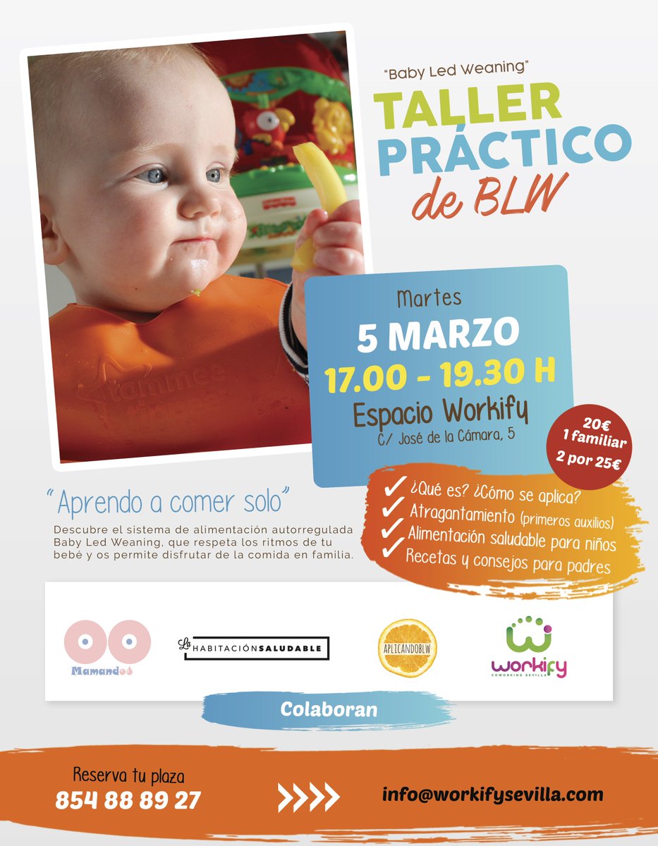 #blw #babyledweaning #sevilla #blwsevilla #taller #prensa #presentacion #tallerdeblw #bebes #familias