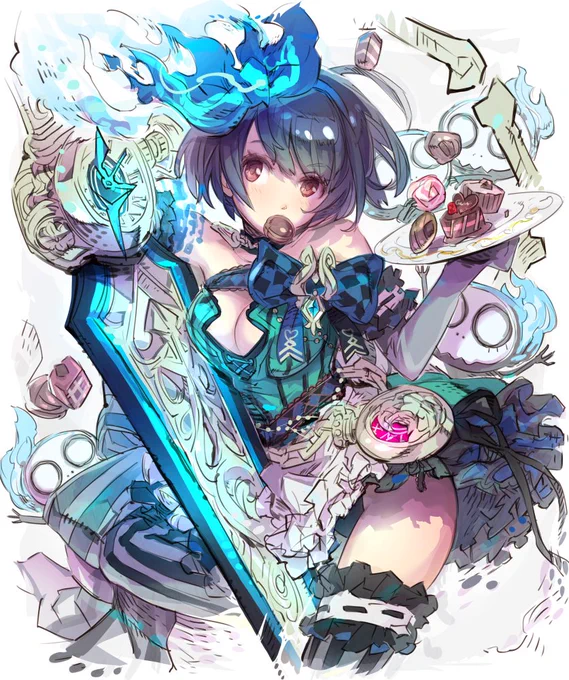 ちょこありすちゃん。とにかくチョコが欲しい人達。
#シノアリス 