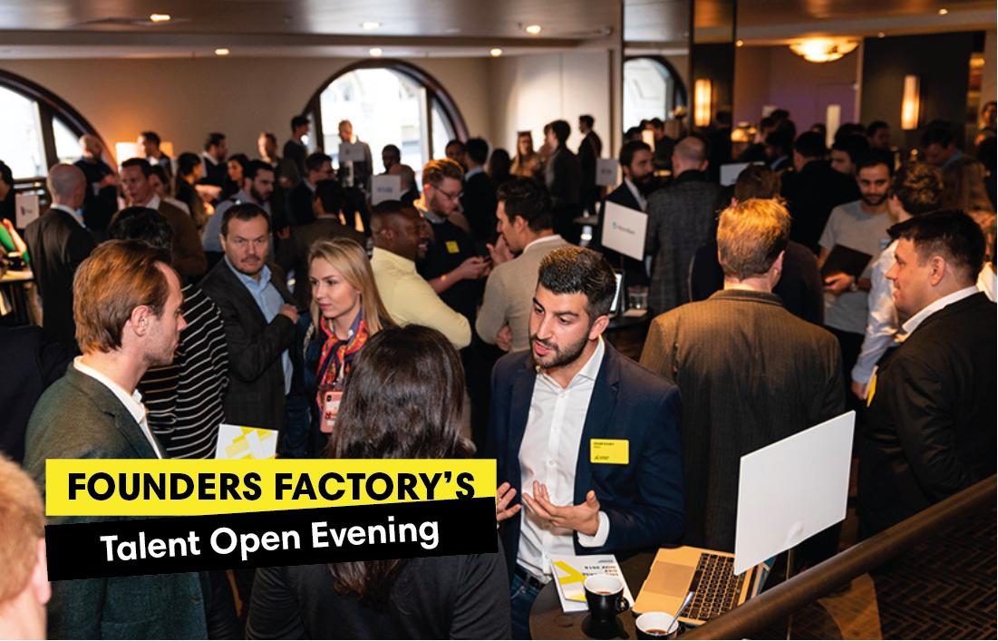 Join us for our second Talent Open Evening this April. Our fast-growing startups are hiring across product, growth, data science, and engineering roles as well a variety of 121s w/ our Factory experts and workshops. Tickets here: bit.ly/2NE4OJU