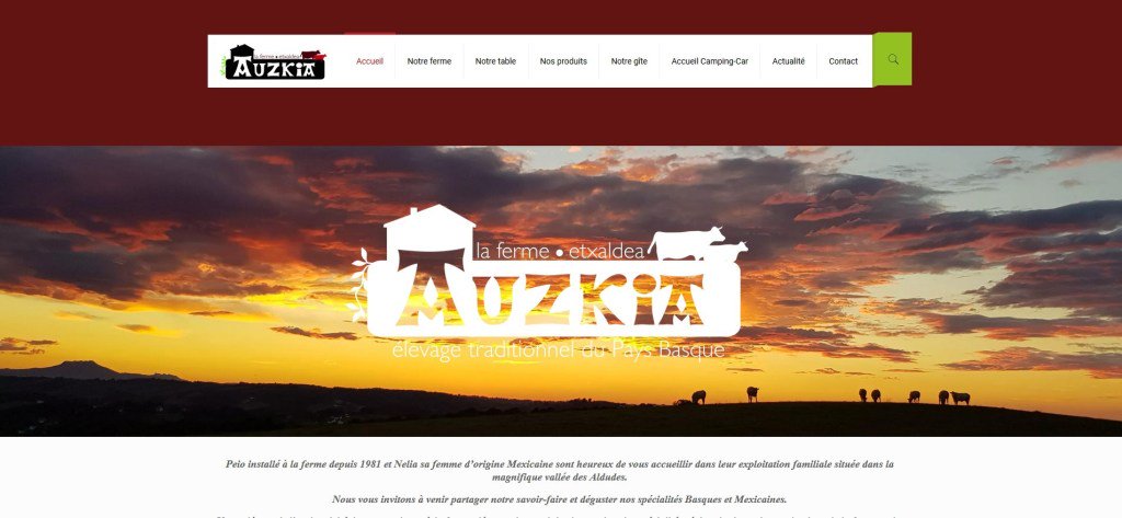 InfoPaysBasque's tweet image. Réalisation Site – Ferme AUZKIA creationsitespaysbasque.com/realisation-si…