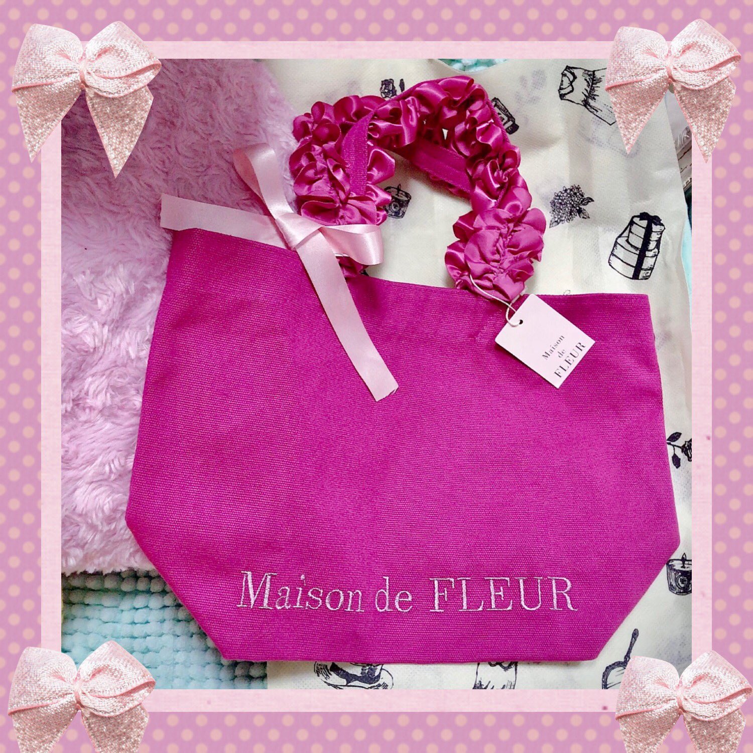 تويتر على تويتر メゾンドフルールのミニトートとスマホケースget ᴗ ˬᴗ ピンクマニア メゾンドフルール Maisondefleur T Co Egn9jjc1h5