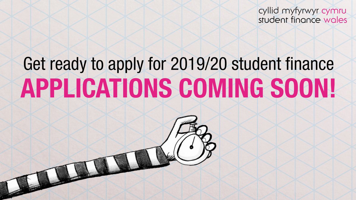 SF_Wales's tweet photo. ๐ญ If you're thinking about starting a full-time undergraduate course in 2019/20 or are a returning student, you won't be able to apply for #studentfinance yet.
๐ Applications are expected to be available at the end of March. Stay tuned for more info.
#SFW1920 https://t.co/XWyVk3diCR