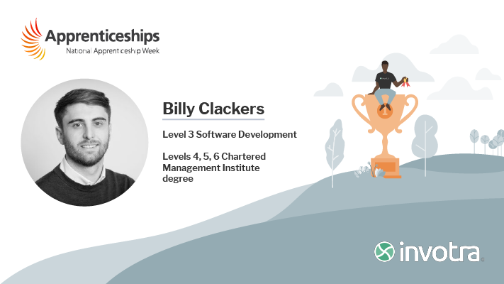 Invotra's tweet photo. It’s National Apprenticeship Week 2019! To celebrate, we are going to be sharing the success stories of our apprentices throughout the week.
First up… our Product Manager, Billy Clackers.
https://t.co/hTnFLOLgkr
#Invotra #NAW2019 #BlazeATrail #Apprentice @Apprenticeships https://t.co/8qWCoZcpF5