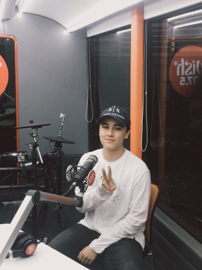 StarMusicPH's tweet photo. Thank you @Wish1075 for having @maymayentrata07 &amp; @Barber_Edward_ on your show! #MaymayAndEdwardRadioTour https://t.co/X6U9SAfT3Y
