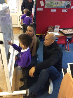 HPA_Philip_Lane's tweet image. This is one of our favourite events! Parents sharing the nursery experience with their children, writing their names, visiting the cafe and making dinosaurs with play dough!
#StayAndPlay #HPAPLNursery