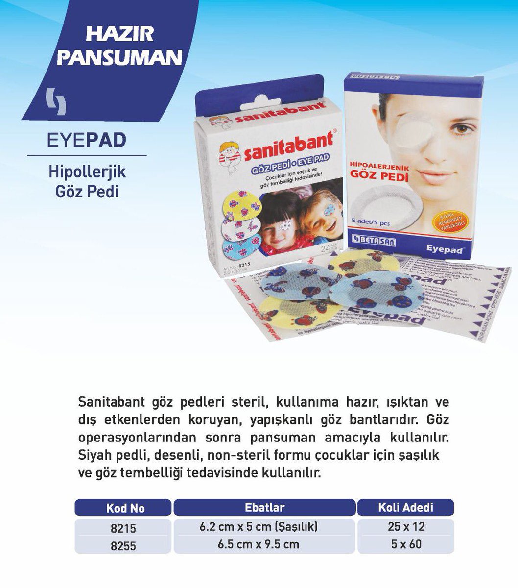 Octacare Self Adhesive Eye Pad For Kids Saedalya