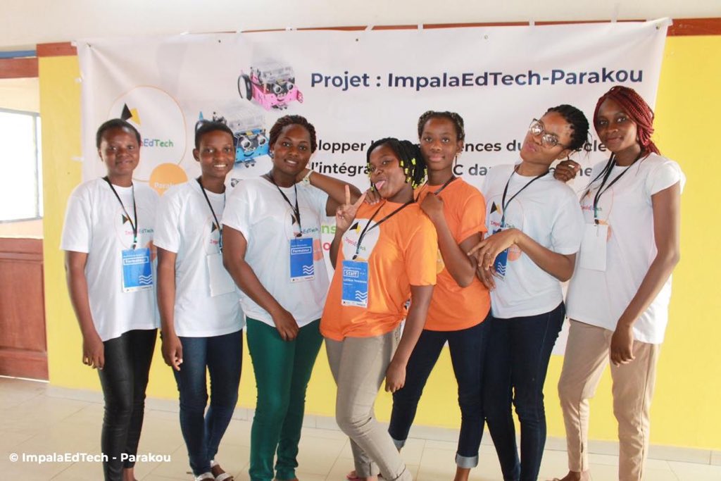 larissa_towanou's tweet photo. A cette heure lundi passé, nous débutons l’un des tournois les plus innovants jamais organisé au #Bénin. Ce fût une belle expérience de vie. Ce que je retiens,le rêve est permi « la #Revolution #numérique » ce sera pas sans nous. Merci @ImpalaEdTech, @ImpalaBridge, #TechEducators https://t.co/a54sPtOfaL