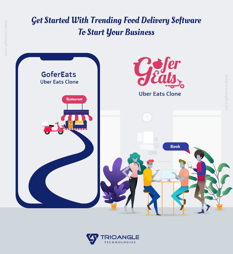 Trioangle's tweet photo. GoferEats - Ubereats Clone
"Get started with trending food delivery software to start your business.“ #UberEatsCloneScript #trioangle #UberEatsClone #ondemandfooddeliveryscript #clonescript
https://t.co/9QjBDVms6R https://t.co/fDMCaj26vG