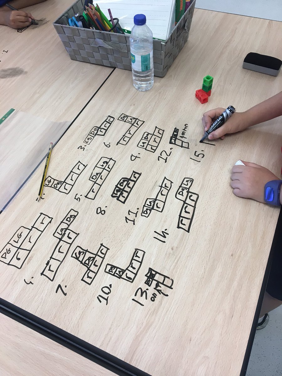 EimearRetter's tweet image. Tackling some logic problems today using @nrichmaths. The red cubes must touch the table but the green cubes cannot. How many possibilities can you find?#whatitaughttoday #nrich #logicproblems