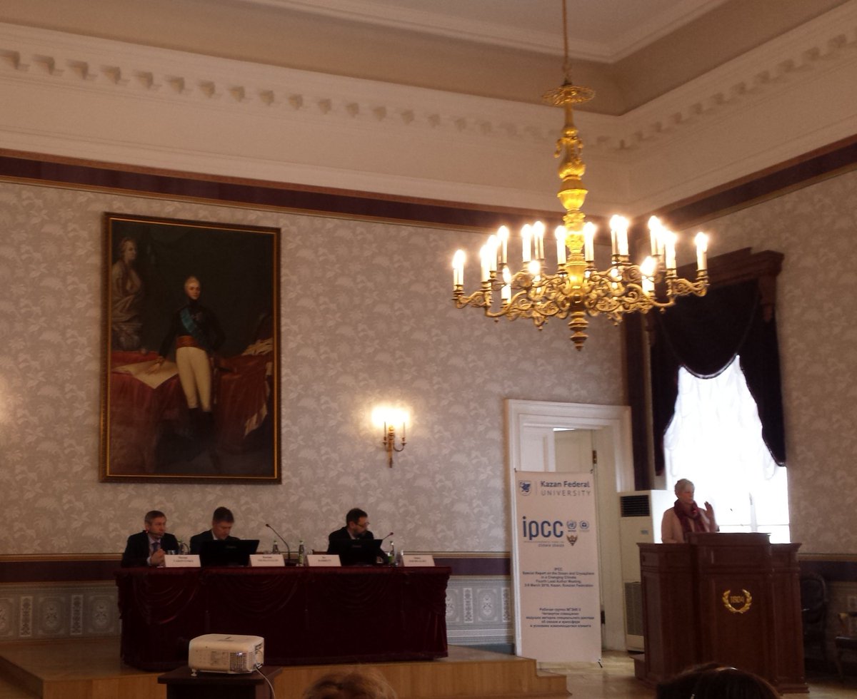 georobin's tweet image. Final authors' meeting for the IPCC Special Report on the Ocean and Cryosphere kicks off in snowy Kazan, Russia. #SROCC  #IPCCinKazan #climatechange