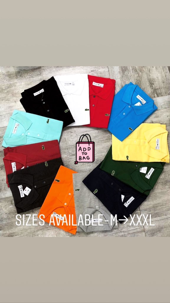 kack_republic's tweet image. POLO BY LACOSTE SINCE 1927.
AVAILABLE @kack_republic 
DM/CALL/WHATSAPP-+2348138074332
DOORSTEP/NATIONWIDEDELIVERY
#shop #polo #fashion #giftideas #kackitup