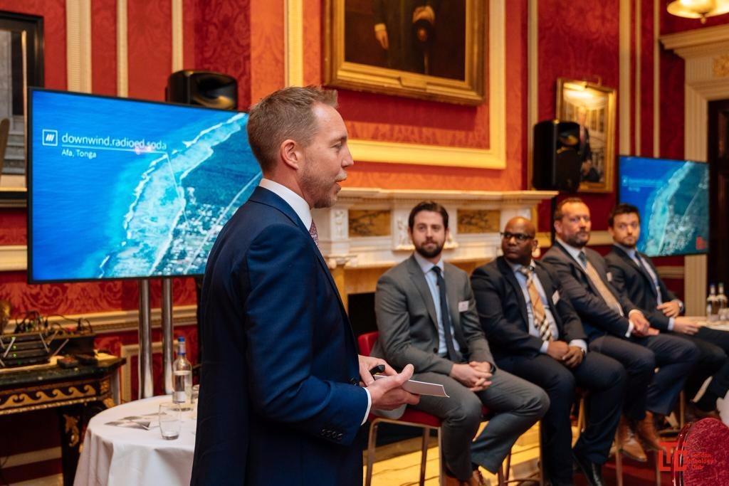 racemediaawards's tweet photo. “In the next 5 years, gamers won’t have to go to the track. They will be the 21st car on the @F1 grid. Via their phones. From their sofa.” @iamdarrencox at the London Technology Club’s ‘Future Technology in F1’ breakfast at the @RoyalAutomobile club. https://t.co/IihnHPTCzs