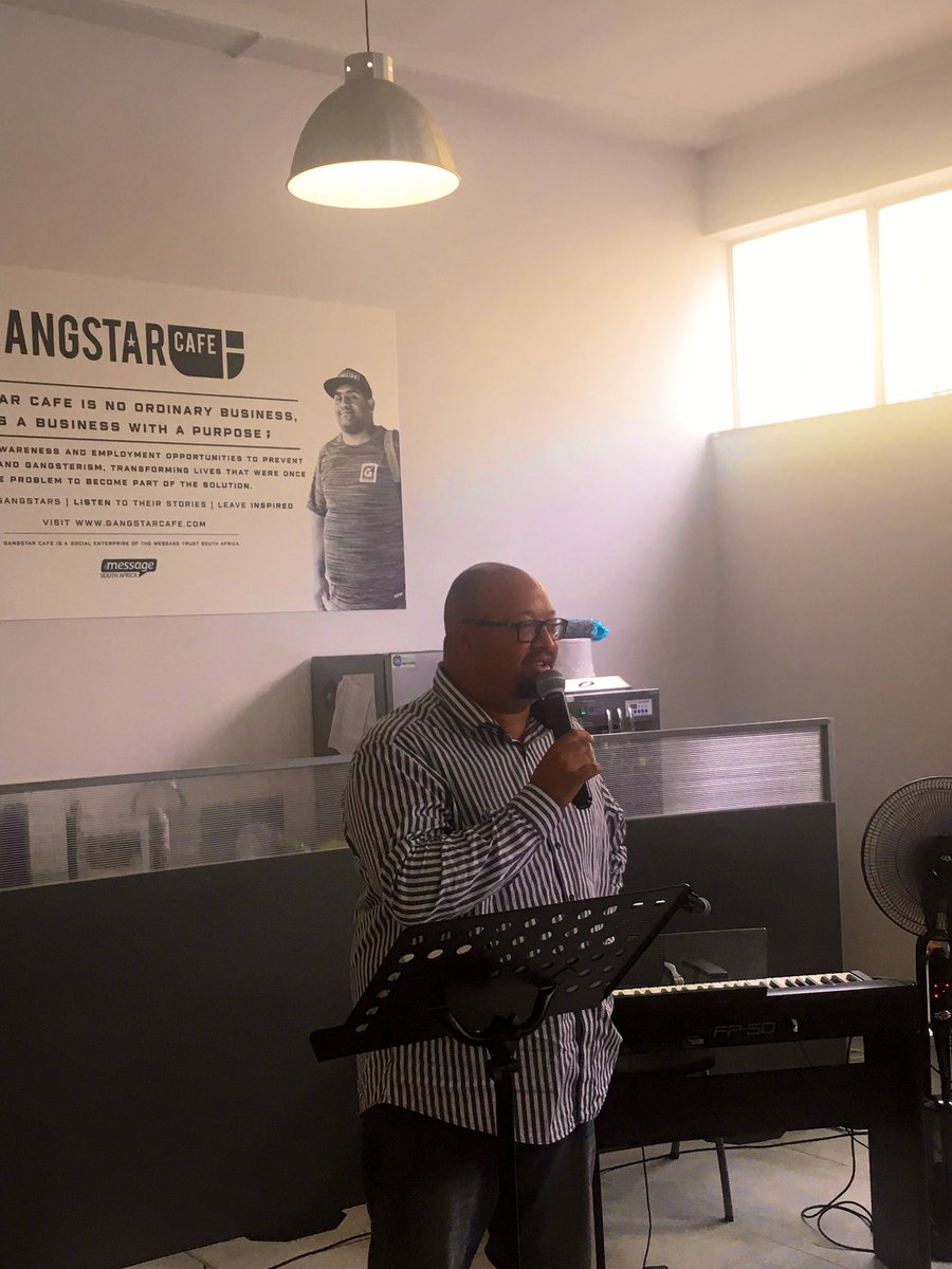 We are privileged to have Pastor Eddie from Reconciliation Ministries in Parkwood sharing the word of God with us.