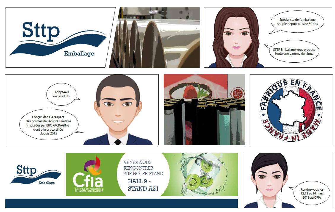 Retrouvez toute l'équipe commerciale de <a href="/SttpEmballage/">Sttp-Emballage</a>  au <a href="/CFIAexpo/">CFIA Expo</a> , du 12 au 14 mars prochains sur le stand A 21 Hall 9!