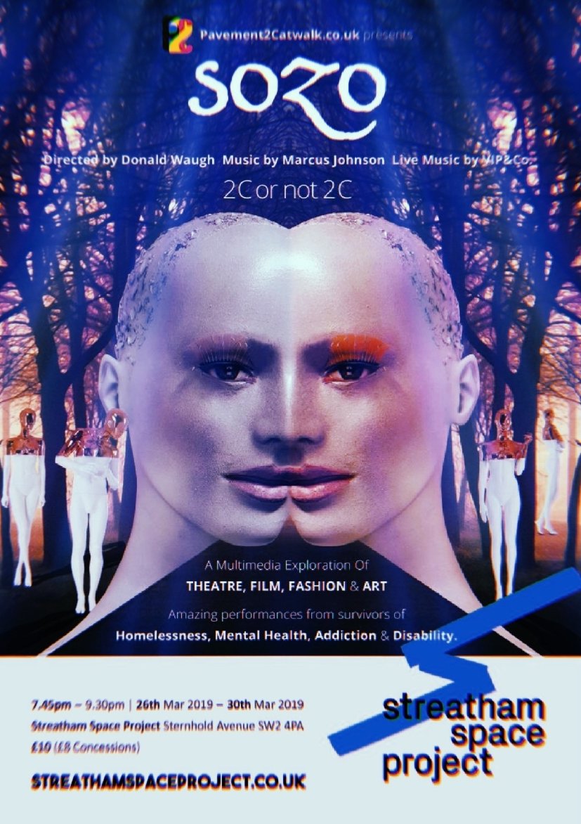 lydiamaddix's tweet photo. Absolutely thrilled that a documentary I shot, produced and edited via my production company @IndieVisualUK is going to feature as part of @Pave2Catwalk's multimedia theatre production SOZO '2C or not 2C'.🎭 
Come along! Tickets available here: https://t.co/vdwi8ZIkaP https://t.co/udax1bAIlm