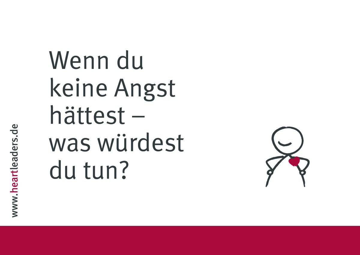 Wir haben manchmal Angst, etwas zu tun. Angst, etwas zu lassen.  Angst, nicht erfolgreich zu sein. Oder auch: zu erfolgreich. Wie sähe es  aus, wenn wir diese Angst für einen Moment vergessen  könnten, was würden wir tun? Und NICHT mehr tun? am-dritten.de/wenndukeineang… #lebensfreude