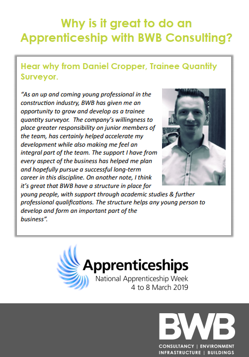 BWBCareers's tweet photo. National Apprenticeship Week has arrived! #Engineering #NAW2019 #apprenticeships https://t.co/uuPJ1A7UYA