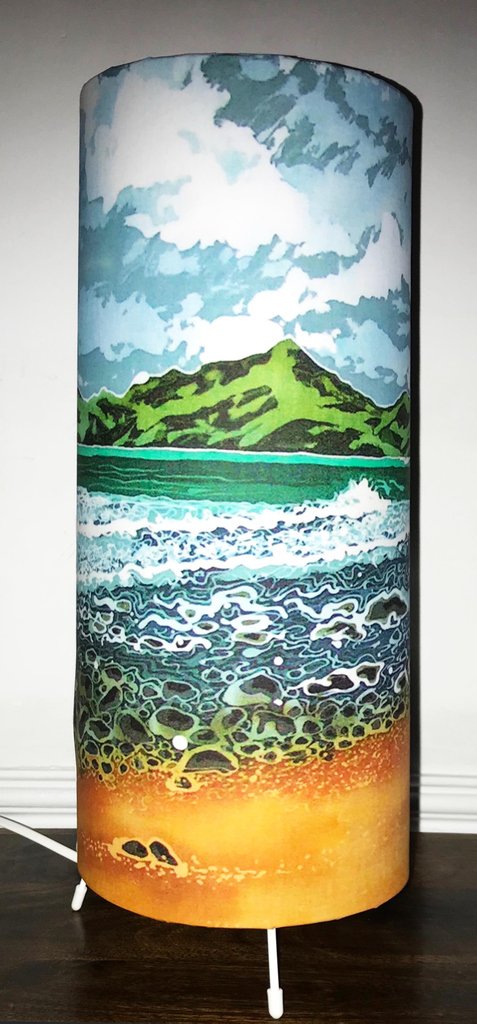 My child hood memories are dominated by annual holidays on Shell Island in North Wales. My 6 siblings and I would leave in the dark and arrive to set up camp for 3 weeks come rain or shine. This lamp is inspired by the view from Shell island to Snowdonia #shellisland #snowdonia