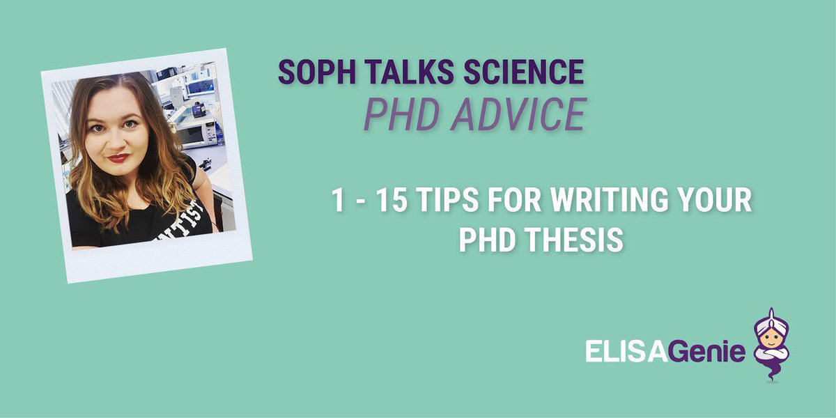 Reagent Genie (@reagentgenie) on Twitter photo Spending long evenings at your desk, struggling to get work done on your #thesis? <a href="/sophtalkssci/">Dr Soph Milbourne</a> has compiled a list of 15 tips to help you smash your thesis 💪📚
elisagenie.com/blog/1-15-tips…
#PhDChat Spending long evenings at your desk, struggling to get work done on your #thesis? <a href="/sophtalkssci/">Dr Soph Milbourne</a> has compiled a list of 15 tips to help you smash your thesis 💪📚
elisagenie.com/blog/1-15-tips…
#PhDChat