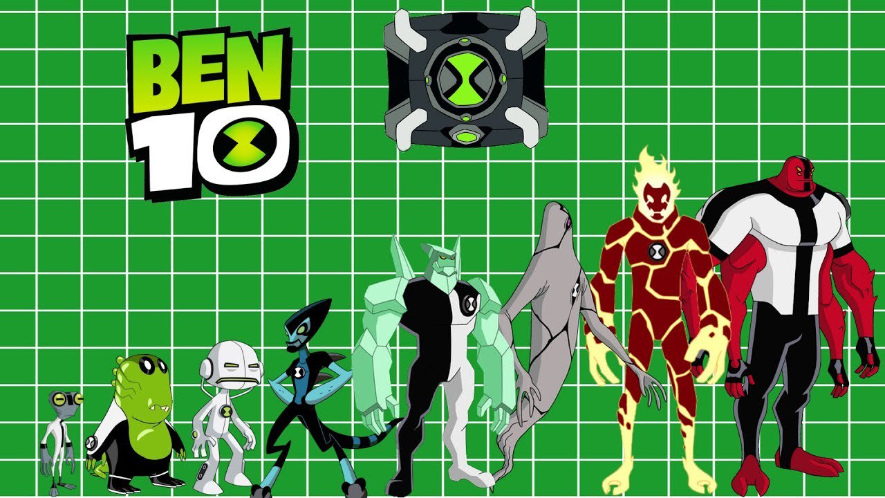 ben 10, ben 10 original aliens Diagram