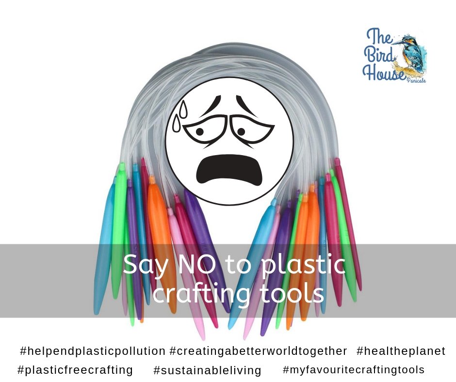 BirdhousePan's tweet photo. #Plasticfreecrafttools - The top 3 tools in our poll are circular needles, stitch ripper and sewing needle holder. The poll will end this Friday. Did you have your say? https://t.co/uZQqJsvArp https://t.co/KG6EEcEpls
