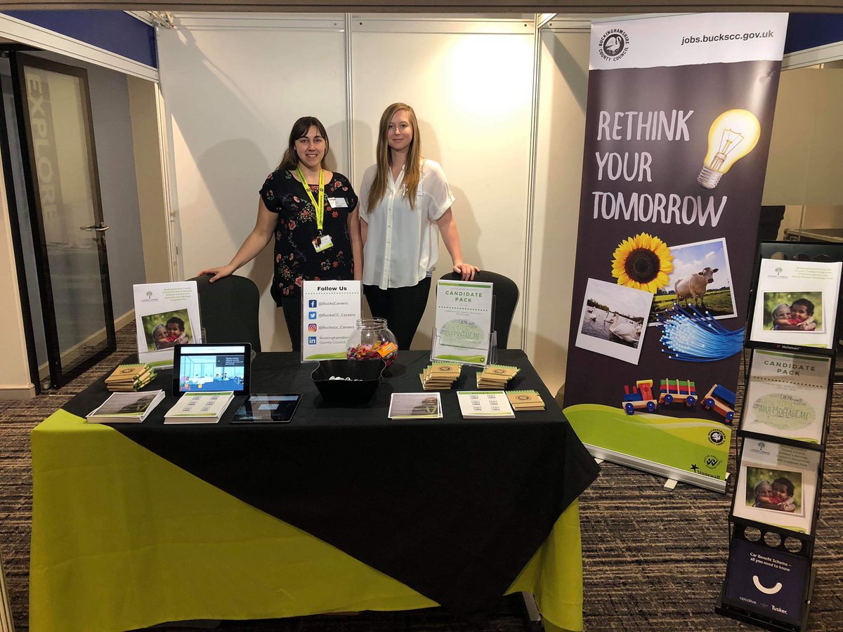 Today’s the day! Our team are ready to tell you all about life at BCC and the exciting opportunities we have in both Adult and Children’s Social Care! Come and see us at Stand 35 #CompassJobsFair 

#NewJob #SocialCare #BucksCC