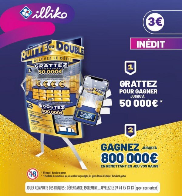 Ticket Illiko Quitte ou Double à 1 € avec <a href="/ShopmiumFR/">Shopmium France</a> ow.ly/kPN130nUpeq #bonplan #odr