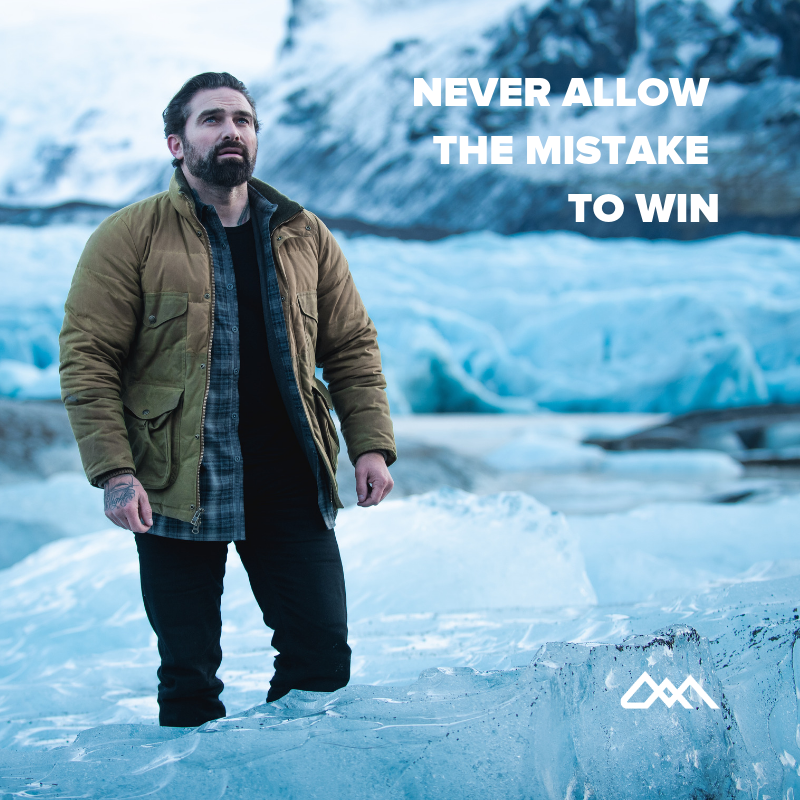 antmiddleton's tweet image. It’s not the mistake that makes people fail, it’s the psychological effects of having made it. It can trigger a cascade effect, then we’ve allowed the mistake to win. Positive thinking is the only way to plan a strategic and resourceful way out. #MondayMotivation #FirstManIn 💪🏻👊🏻