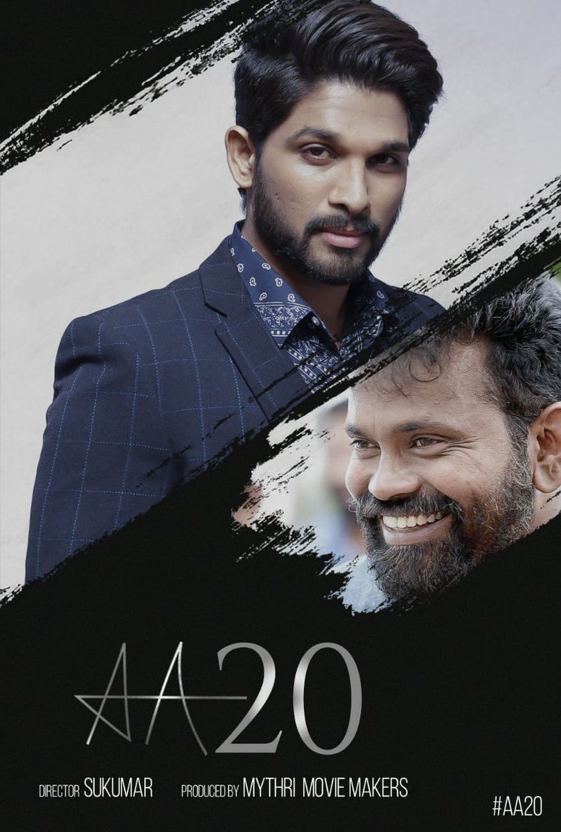 HydTimes's tweet photo. Just in: @alluarjun is teaming up with @aryasukku for the third time for #AA20, who's excited? 😍🔥 https://t.co/nfVdXluGTH