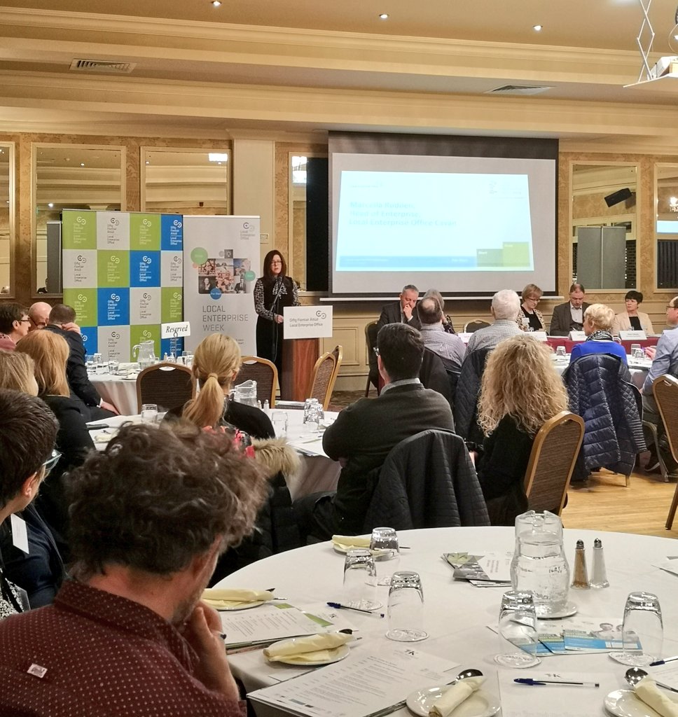 Day 1 of Local Enterprise Week in #Cavan. Kicking of with a Funding Your Business seminar in <a href="/HotelKilmore/">Hotel Kilmore</a> #LocalEnterprise #LEW2019 #MakingItHappen