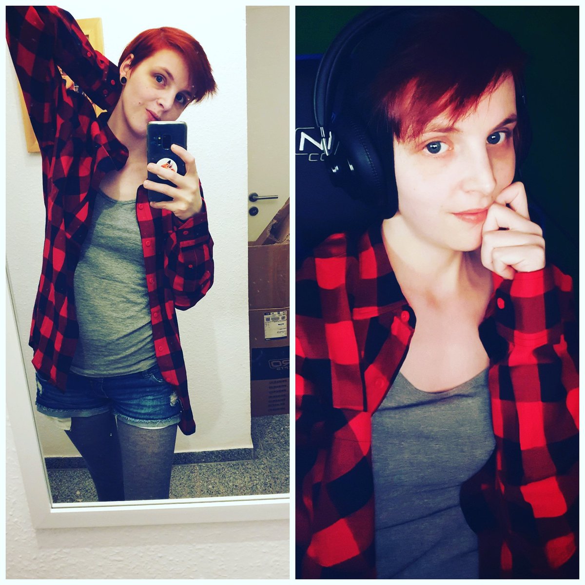 Elozyn91's tweet photo. Neue Haarfarbe. BloodsStyle. #NeueHaarfarbe #Haarfarbe #Rot #red #New #neue #NewHairColor #Color #Haare #Hair #Bloods #BloodsStyle #TwitchPartnerin #Twitch #RobbenComunity #RobbenLiebe #Robbenlache #Liebe #Love #Robbe #CommunityLiebe #CommunityRobbe https://t.co/7r1TVrOp2D
