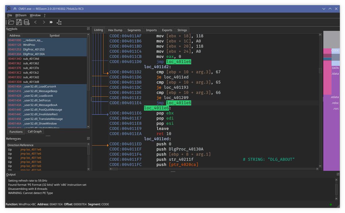 dax89's tweet image. #redasm #disassembler 2.0 is available for download for #windows and #linux!
Download: redasm.io
REDasm on Reddit: reddit.com/r/REDasm/
Changelog: github.com/REDasmOrg/REDa…
#cplusplus #qt5 #binaryanalysis #reverseengineering #x86 #arm #mips #dalvik #opensource