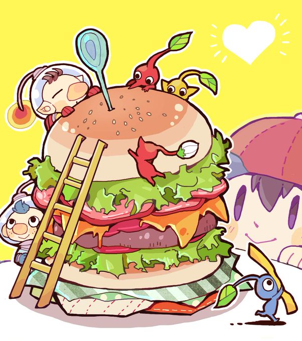 「ハンバーガー チーズ」のTwitter画像/イラスト(古い順)