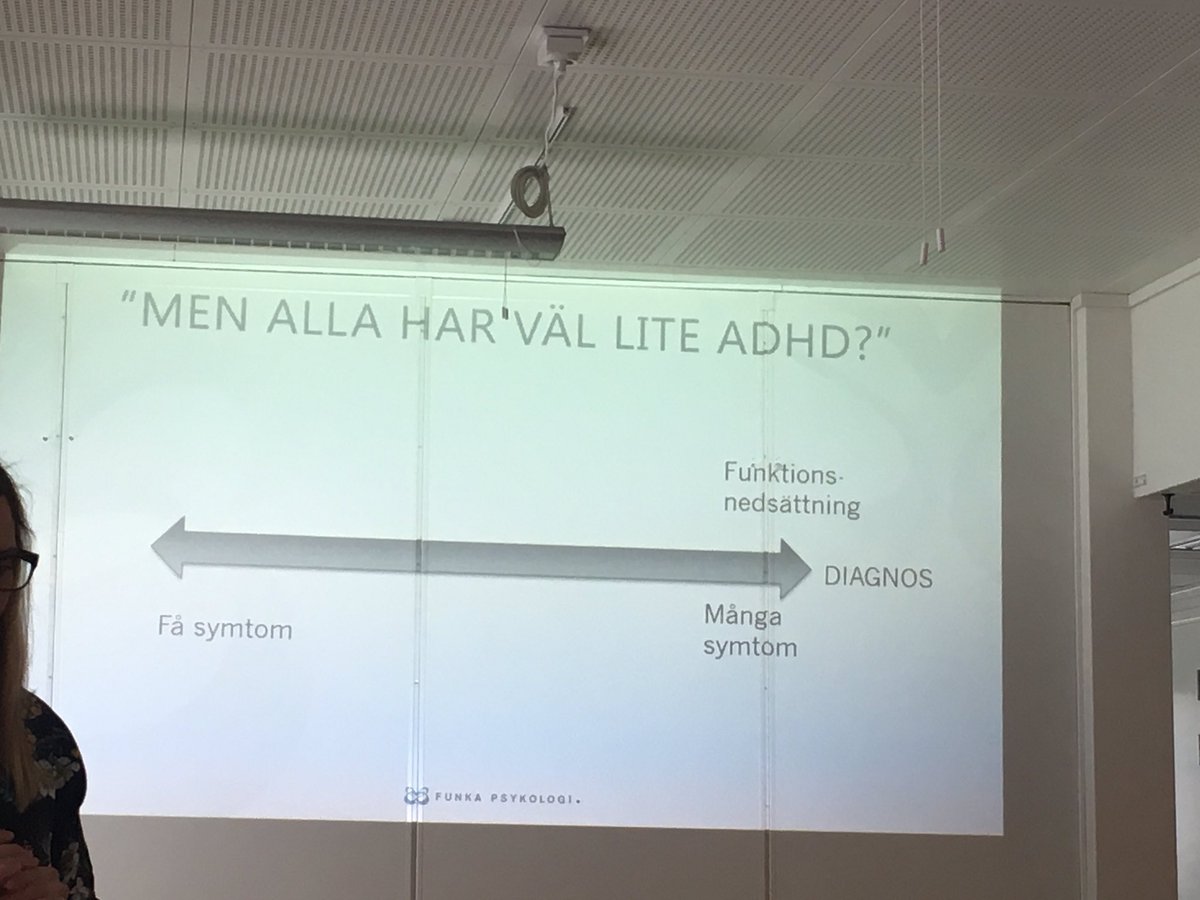 #studiedag för Töjnaskolans lärare om #NPF Allt vanligare i samhället att säga att ”alla har väl lite ADHD” Men har ni tänkt på att de individer som har diagnosen och stora svårigheter kan känna sig fruktansvärt kränkta av den kommentaren.