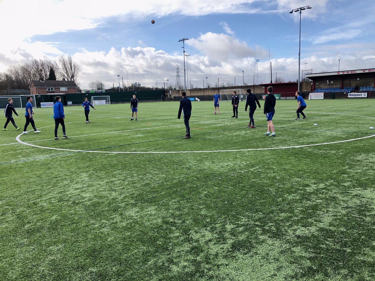 brcteducation's tweet photo. Our BTEC students helping out on a UEFA B licence practical session. Students acting as the players during the assessments providing a great opportunity for them to witness what the UEFA B licence is all about! #GetAKickOutOfEducation https://t.co/BHjsCwYlO1